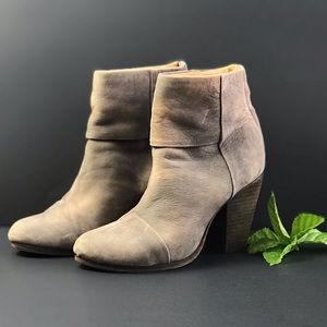 Rag & Bone Newbury taupe soft leather booties 7.5